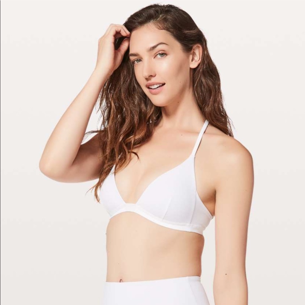 Lululemon Deep Sea Swim Top D. Straight strap.
